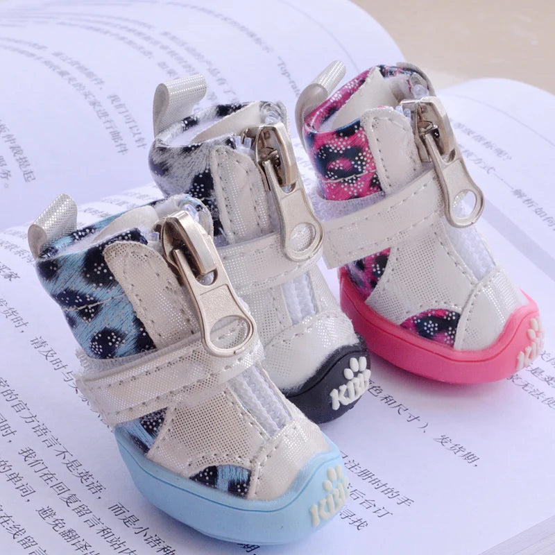 Dog Fashionable Sneakers - Dog Puppy Blue/Pink/Green/Black New Sports Products