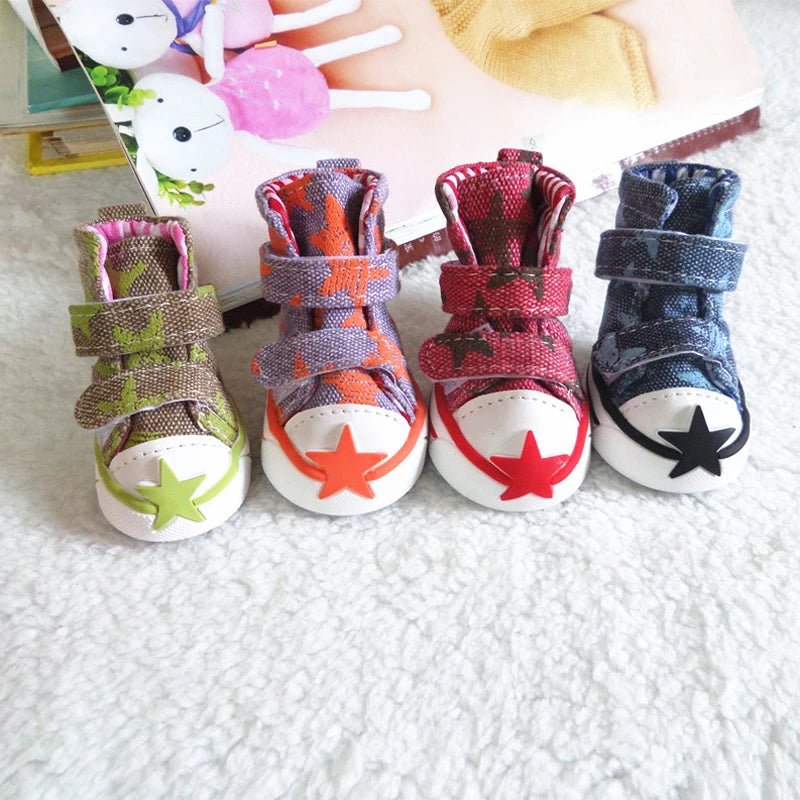 Sneakers for Dogs- Cute Stars, Outdoor Casual, Quality shoes for Pets
