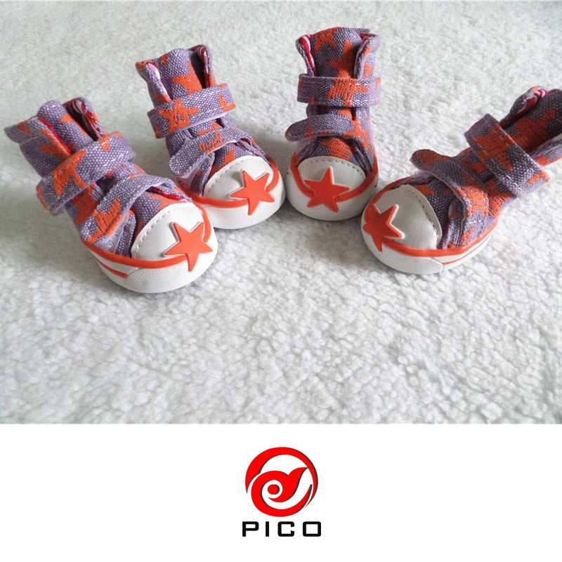 Sneakers for Dogs- Cute Stars, Outdoor Casual, Quality shoes for Pets