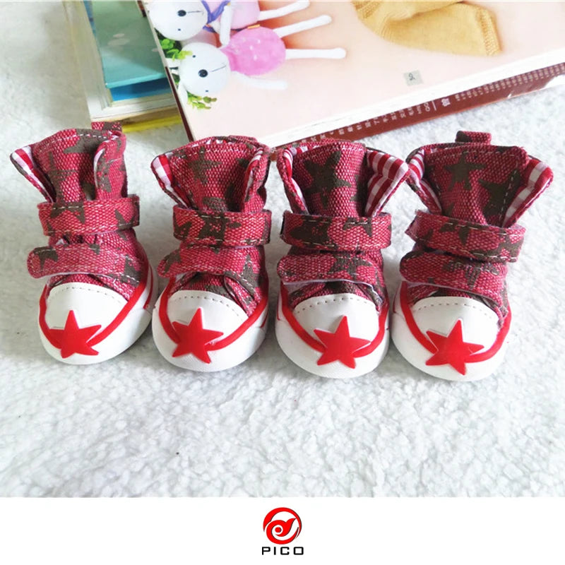 Sneakers for Dogs- Cute Stars, Outdoor Casual, Quality shoes for Pets