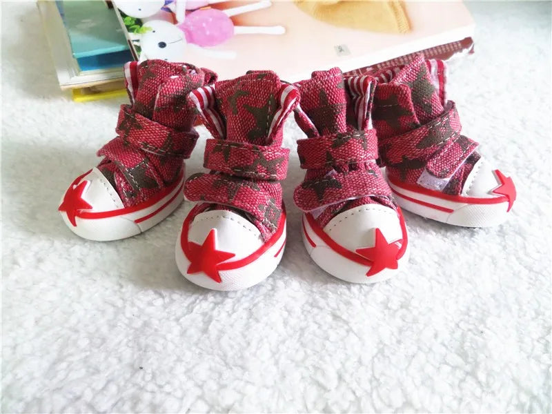 Sneakers for Dogs- Cute Stars, Outdoor Casual, Quality shoes for Pets