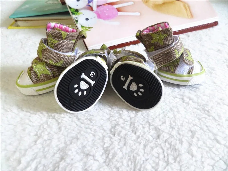Sneakers for Dogs- Cute Stars, Outdoor Casual, Quality shoes for Pets
