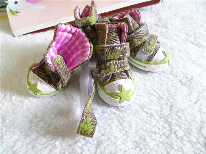Sneakers for Dogs- Cute Stars, Outdoor Casual, Quality shoes for Pets