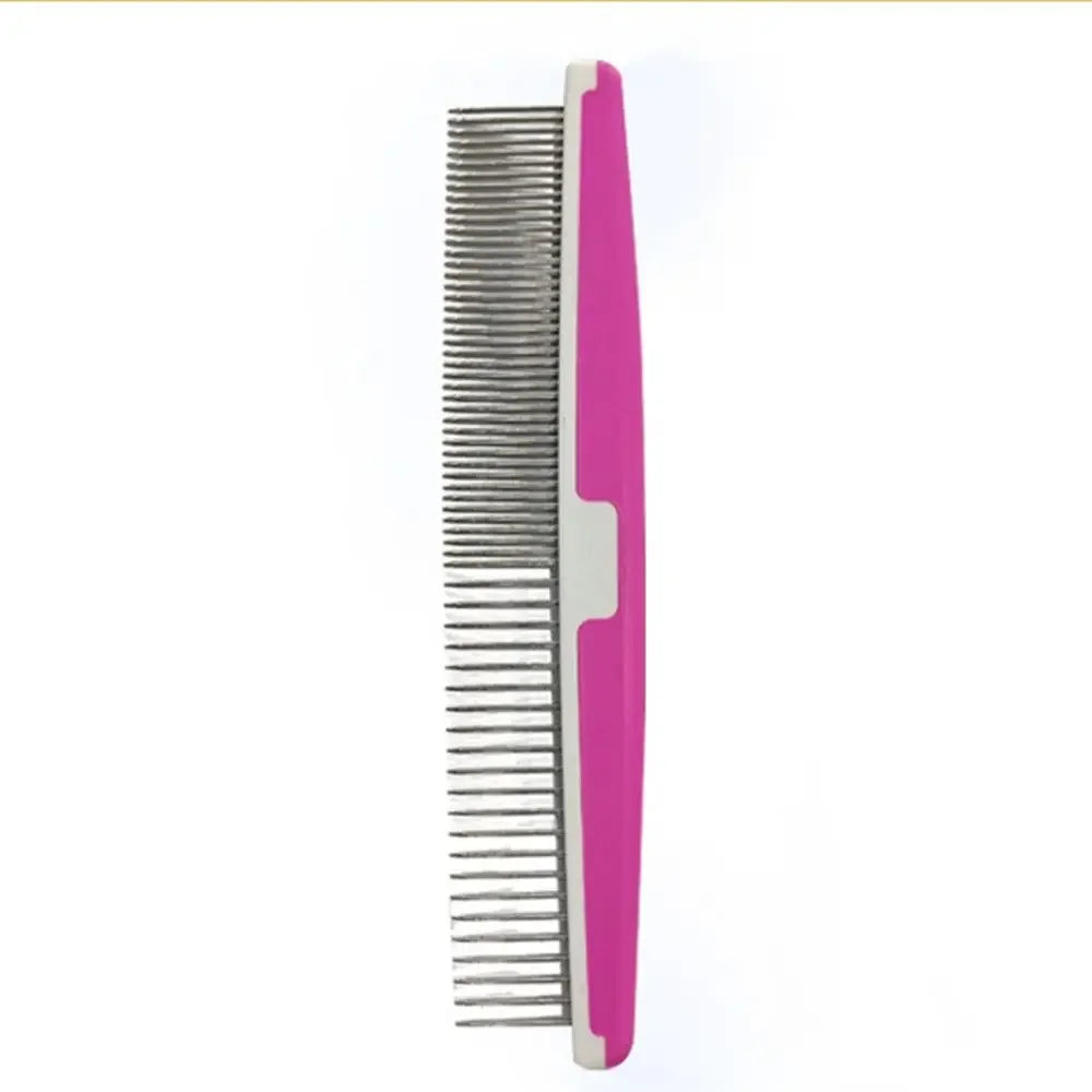 Stainless Steel Pet Open Knot Comb Professional Pet Supplies Single Row Grooming Shedding Tools Dog Cat Pin Comb Pet