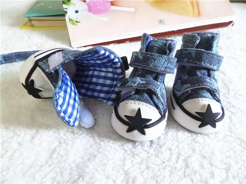 Sneakers for Dogs- Cute Stars, Outdoor Casual, Quality shoes for Pets