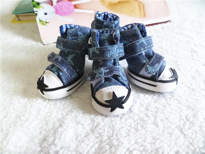 Sneakers for Dogs- Cute Stars, Outdoor Casual, Quality shoes for Pets