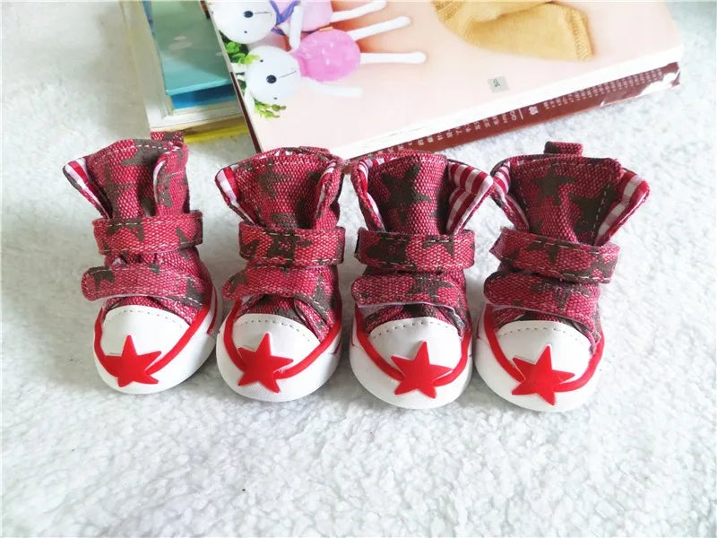 Sneakers for Dogs- Cute Stars, Outdoor Casual, Quality shoes for Pets