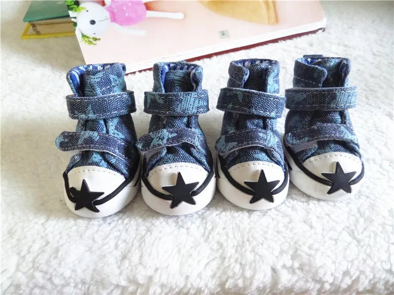Sneakers for Dogs- Cute Stars, Outdoor Casual, Quality shoes for Pets