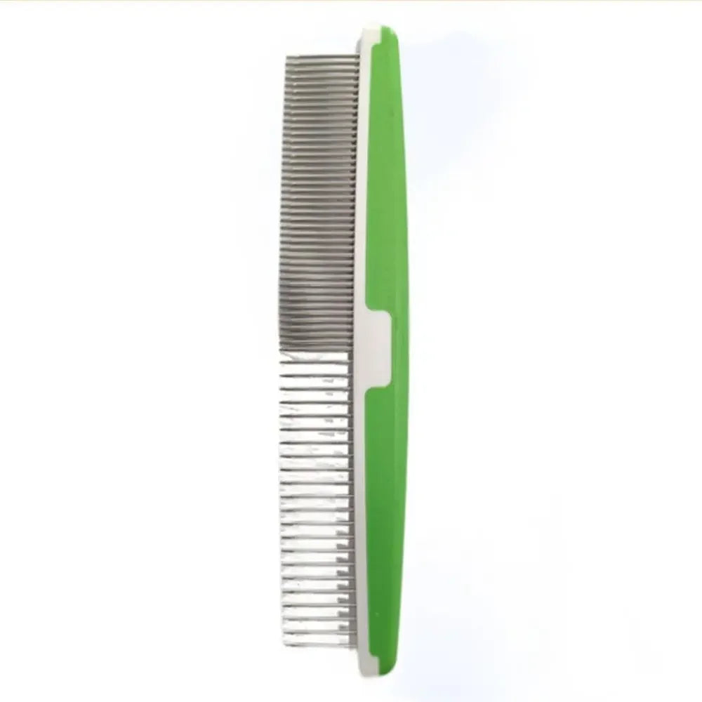 Stainless Steel Pet Open Knot Comb Professional Pet Supplies Single Row Grooming Shedding Tools Dog Cat Pin Comb Pet