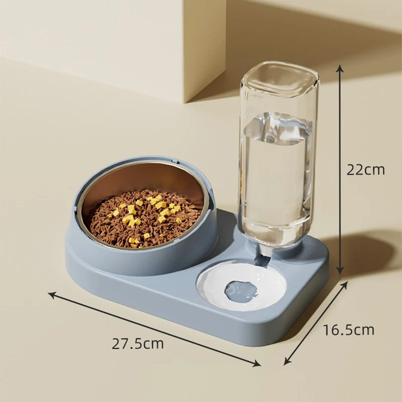HOOPET Cat Bowl Small Dog Food Feeding Water Drinking Bowls Set for Cats Dogs Pet Feeder Drinker Bowls Pet Supplies