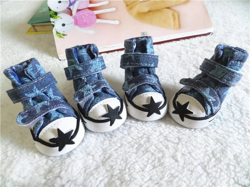 Sneakers for Dogs- Cute Stars, Outdoor Casual, Quality shoes for Pets