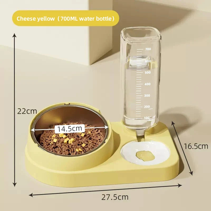 HOOPET Cat Bowl Small Dog Food Feeding Water Drinking Bowls Set for Cats Dogs Pet Feeder Drinker Bowls Pet Supplies