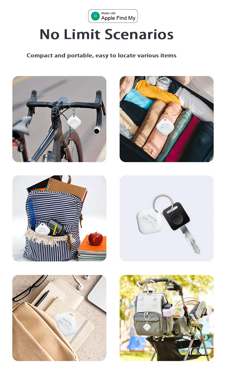 Mini Tracking Device For Apple Find My Key Smart iTag Child Finder Pet Car GPS Lost Tracker Smart Bluetooth Tracker IOS System