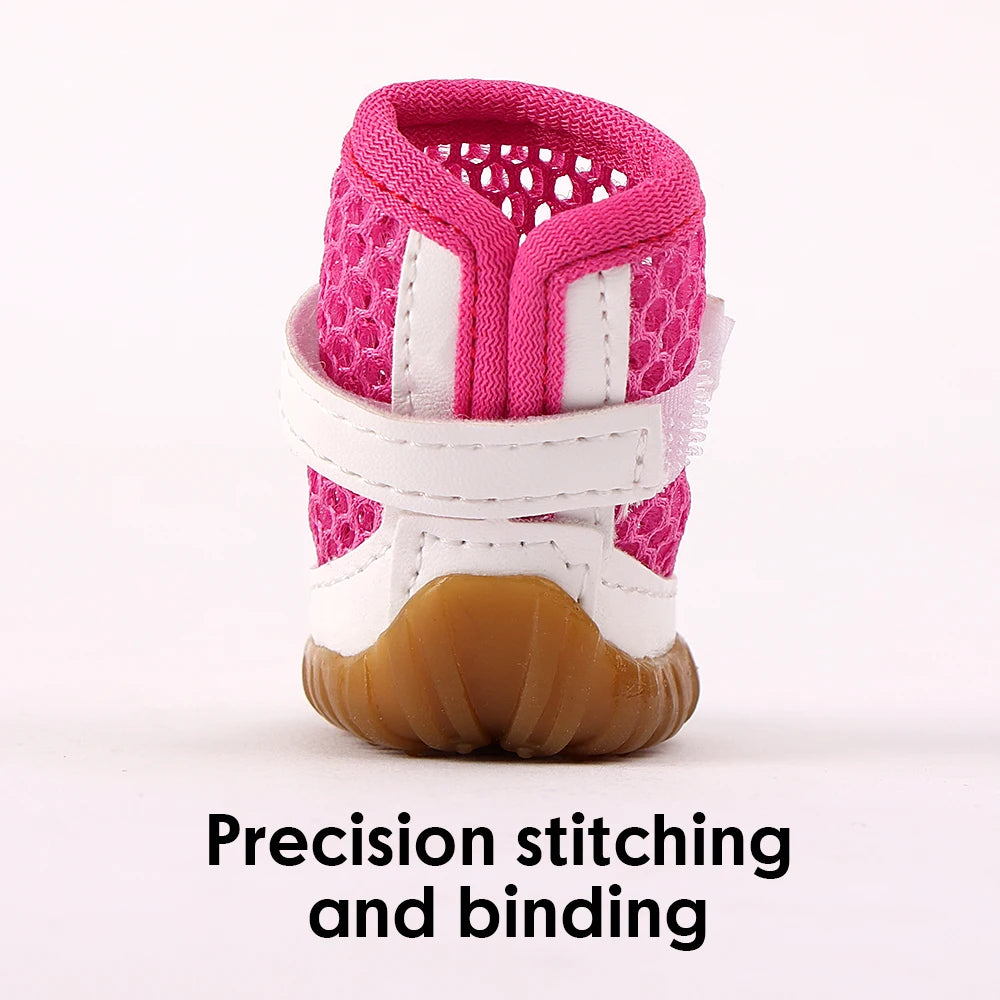 Summer Dog Shoes-Anti-slip Pet Puppy Boots for Small Dogs Breathable Shoes for Small Dogs