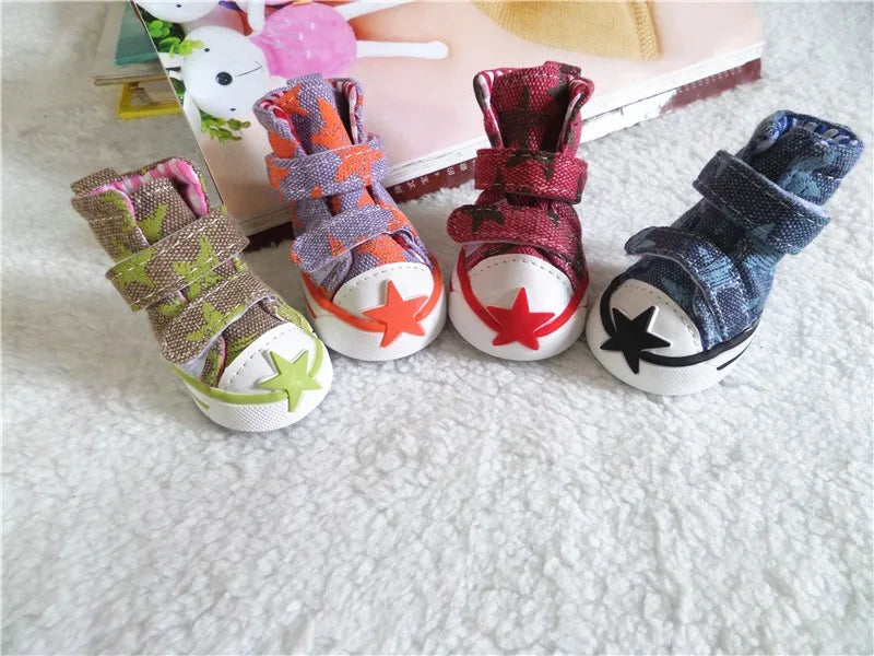 Sneakers for Dogs- Cute Stars, Outdoor Casual, Quality shoes for Pets