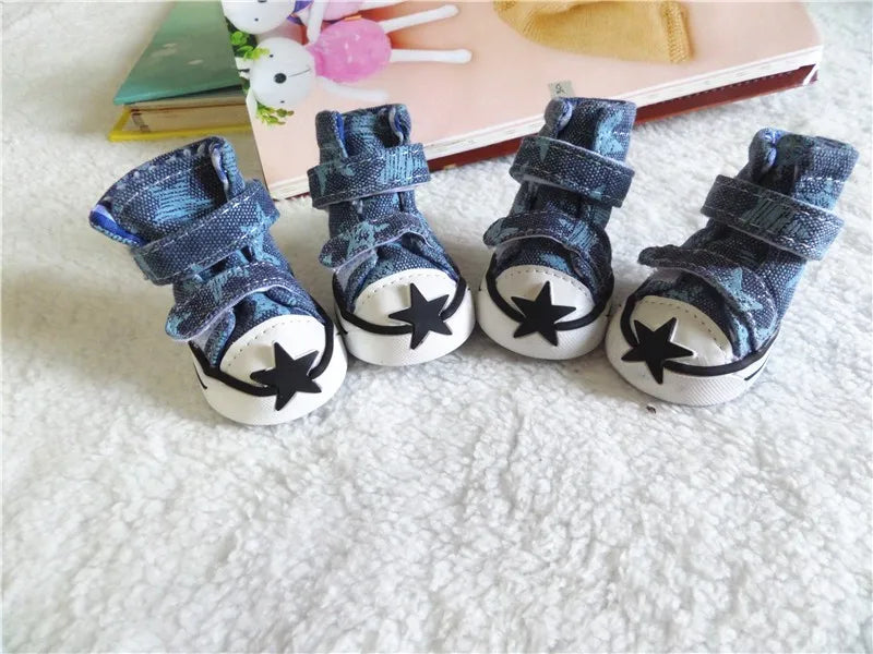 Sneakers for Dogs- Cute Stars, Outdoor Casual, Quality shoes for Pets