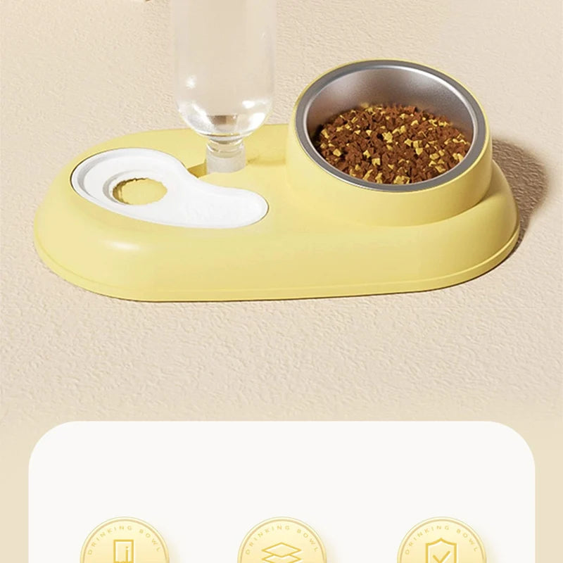 HOOPET Cat Bowl Small Dog Food Feeding Water Drinking Bowls Set for Cats Dogs Pet Feeder Drinker Bowls Pet Supplies
