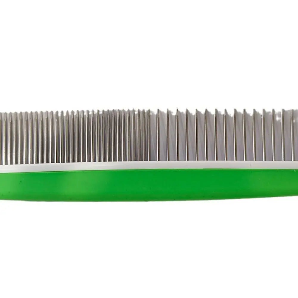 Stainless Steel Pet Open Knot Comb Professional Pet Supplies Single Row Grooming Shedding Tools Dog Cat Pin Comb Pet