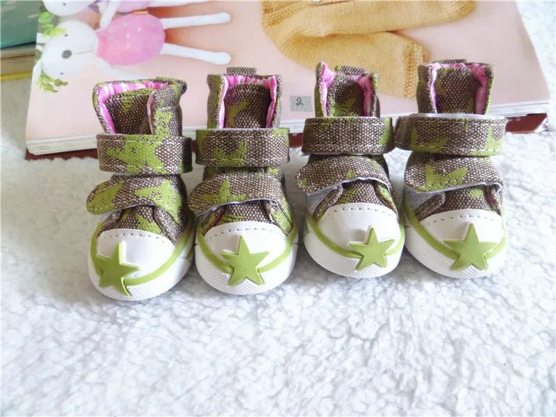 Sneakers for Dogs- Cute Stars, Outdoor Casual, Quality shoes for Pets