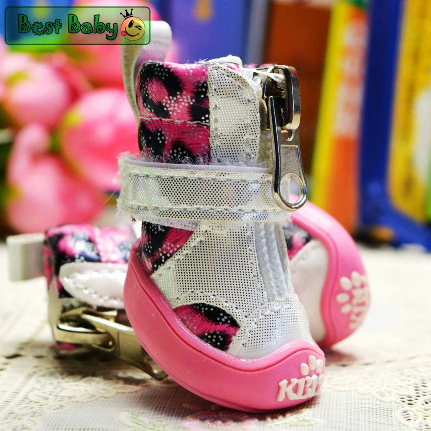Dog Fashionable Sneakers - Dog Puppy Blue/Pink/Green/Black New Sports Products