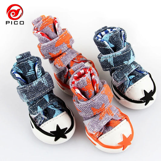 Sneakers for Dogs- Cute Stars, Outdoor Casual, Quality shoes for Pets