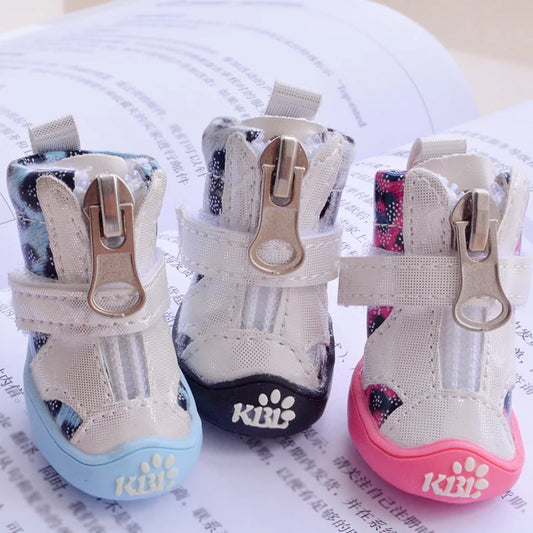 Dog Fashionable Sneakers - Dog Puppy Blue/Pink/Green/Black New Sports Products