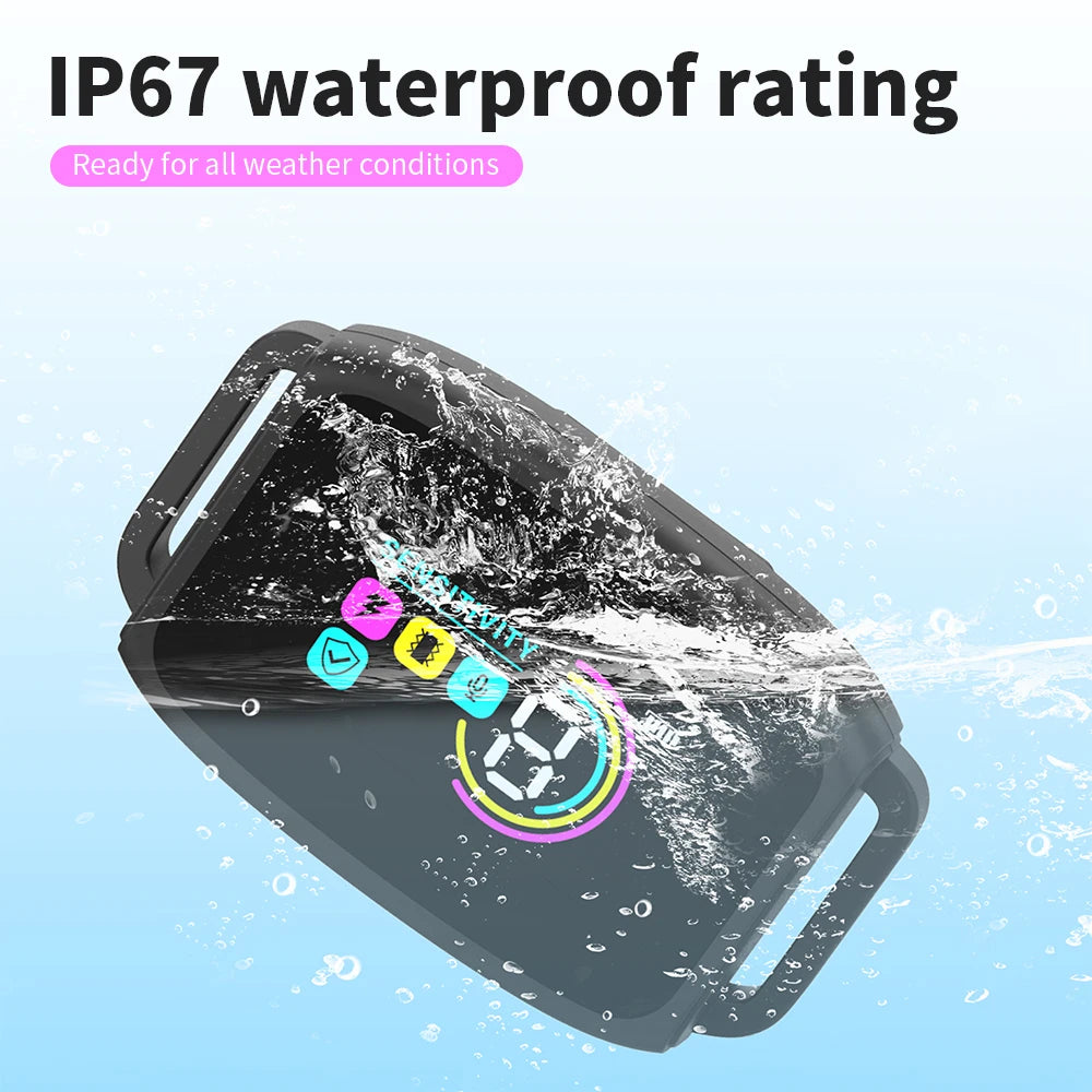 Automatic Anti Barking Dog Collar HD Digital Rechargeable Bark Stopper Smart Stop Barking IP67 Waterproof Collar For Dog