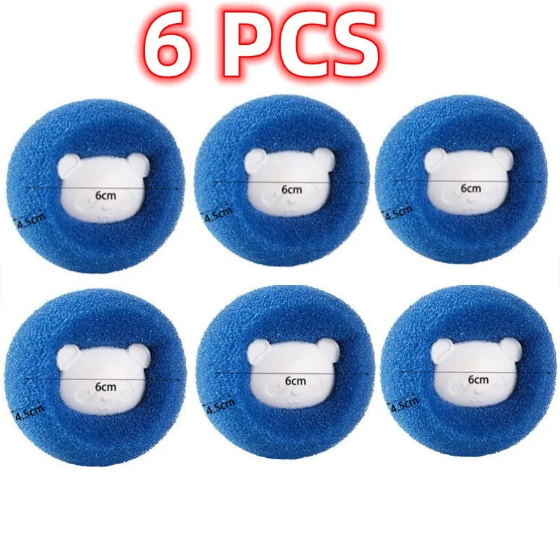 Pet Hair Remover Reusable Ball Wool Sticker Cat Hair Remover Pet Fur Lint Catcher Cleaning Tools Laundry Washing Machine Filter
