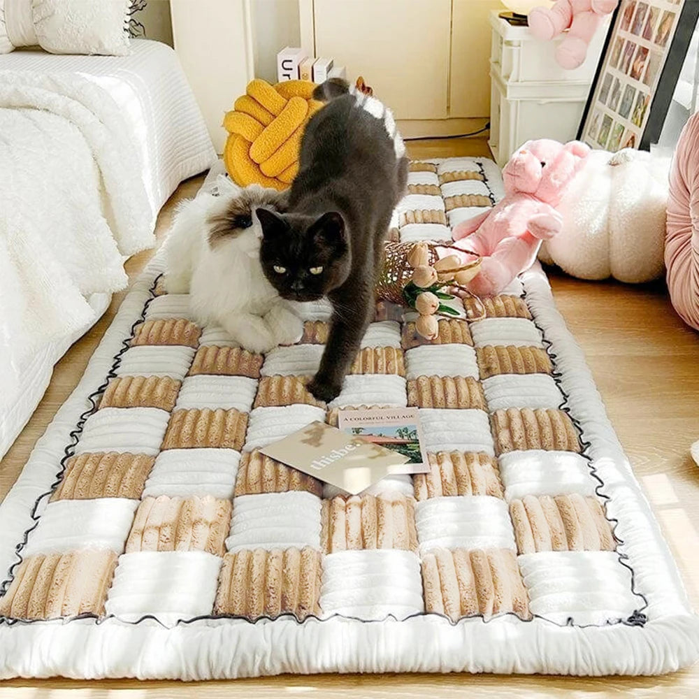 Pet Bed Mat Warm Pet Cat Scratchable Blanket Anti-slip Washable Cushion Sofa Couch Cover Protector For Dogs/Cats
