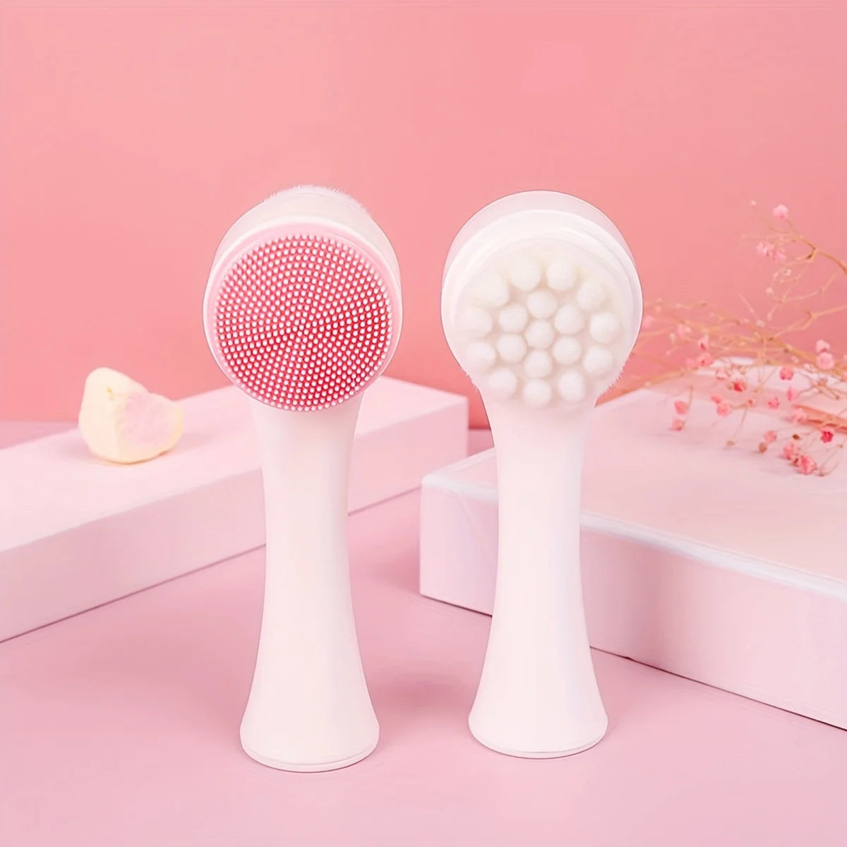 Silicone Pet Paw Cleaner & Massage Brush - Dual-Sided Dog Grooming Tool for Healthy paws!