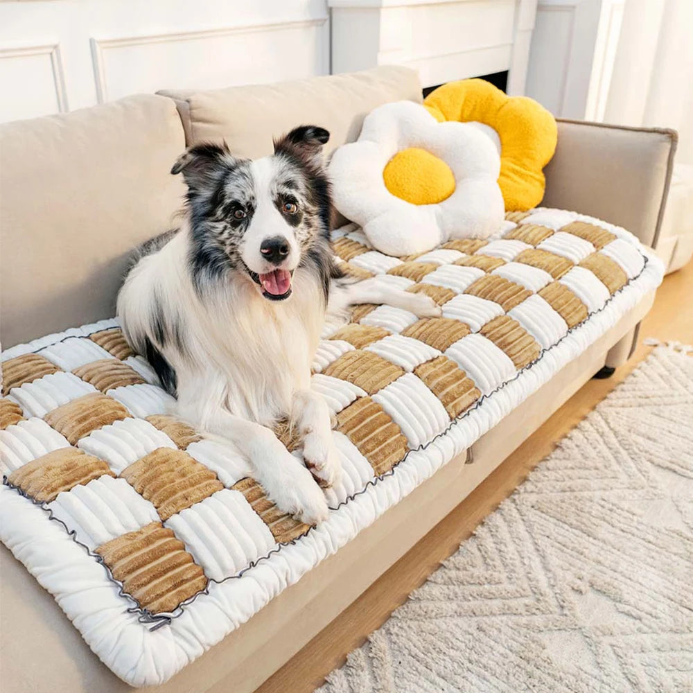 Pet Bed Mat Warm Pet Cat Scratchable Blanket Anti-slip Washable Cushion Sofa Couch Cover Protector For Dogs/Cats
