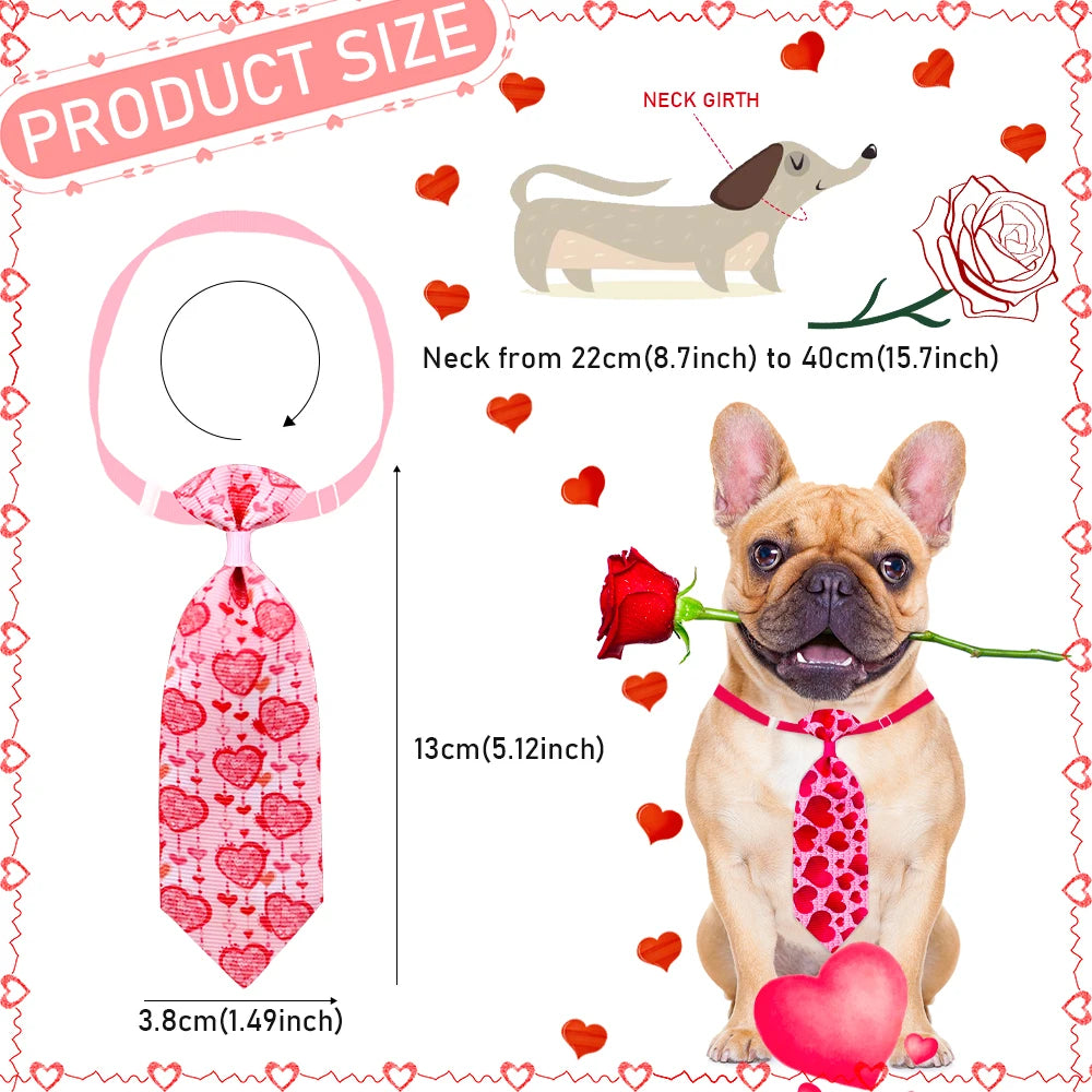 10pcs Dog Tie Small Dog Grooming Accessories- Bowties/Neckties Small Dog Puppy Bow Tie Pet Supplies For Small Dogs