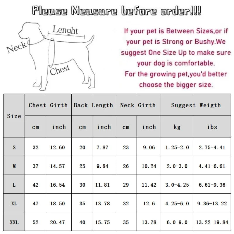 Winter Dog Jacket Waterproof Pet Coat 2025 Dog Clothes Luxury Print Parkas Pet Outdoor Warm Vest Dog Apparel