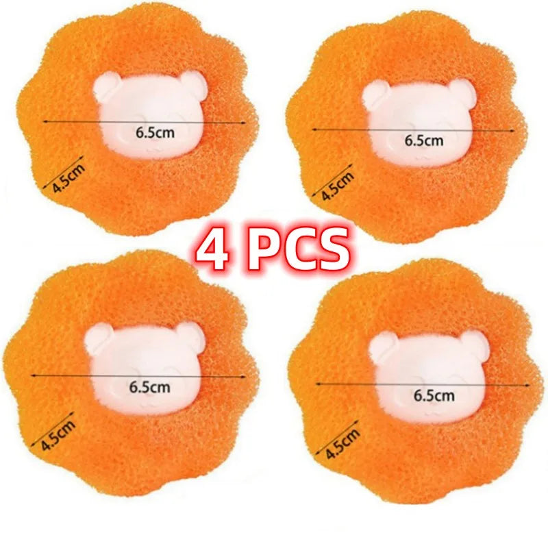 Pet Hair Remover Reusable Ball Wool Sticker Cat Hair Remover Pet Fur Lint Catcher Cleaning Tools Laundry Washing Machine Filter