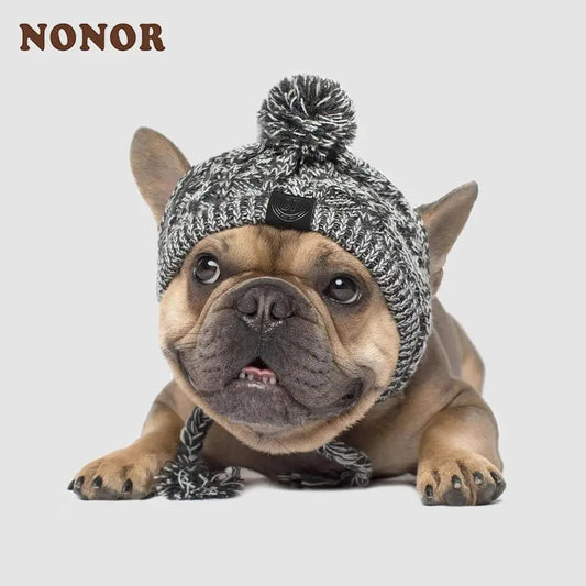Winter Warm Dog Hat- Windproof Knitting Hat for Dogs