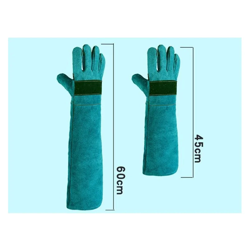 Animal Bite Resistant Protection Gloves Bite Proof for Bathing,Grooming,Welding,Dog/Cat/Bird/Snake/Lizard/Reptile Scratch/Bite