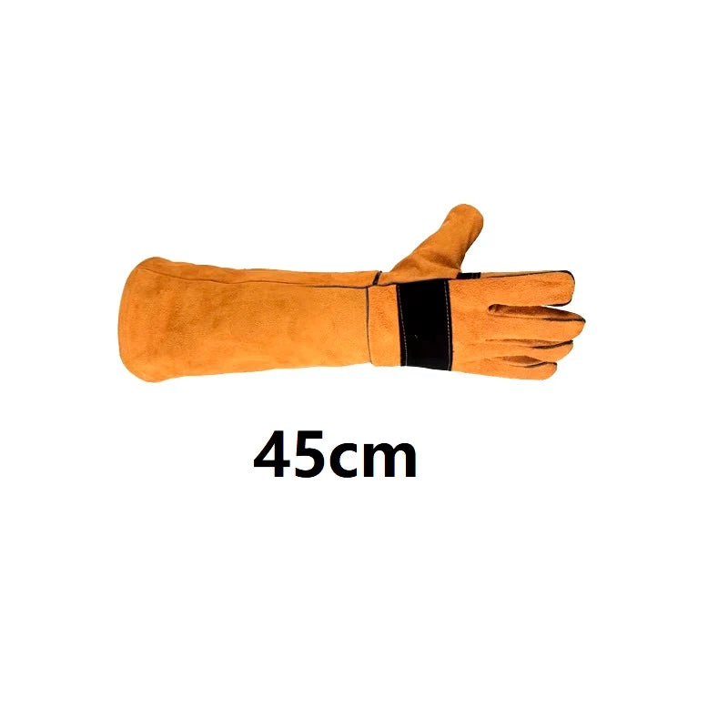 Animal Bite Resistant Protection Gloves Bite Proof for Bathing,Grooming,Welding,Dog/Cat/Bird/Snake/Lizard/Reptile Scratch/Bite
