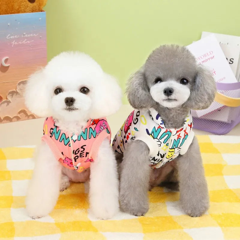Winter Dog Jacket Waterproof Pet Coat 2025 Dog Clothes Luxury Print Parkas Pet Outdoor Warm Vest Dog Apparel