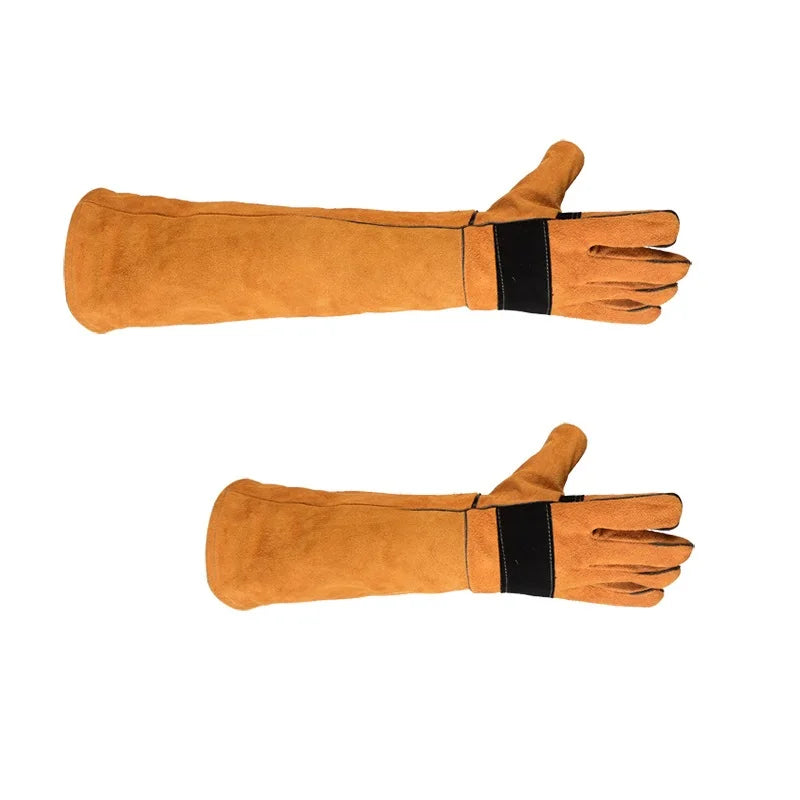 Animal Bite Resistant Protection Gloves Bite Proof for Bathing,Grooming,Welding,Dog/Cat/Bird/Snake/Lizard/Reptile Scratch/Bite