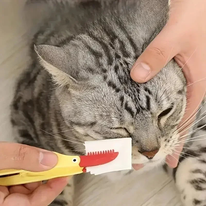 Soft Silicon Tear Brush Eye Cleaning Comb for Cats and Dogs-Eye Clip Soft Brush Pet Supplies