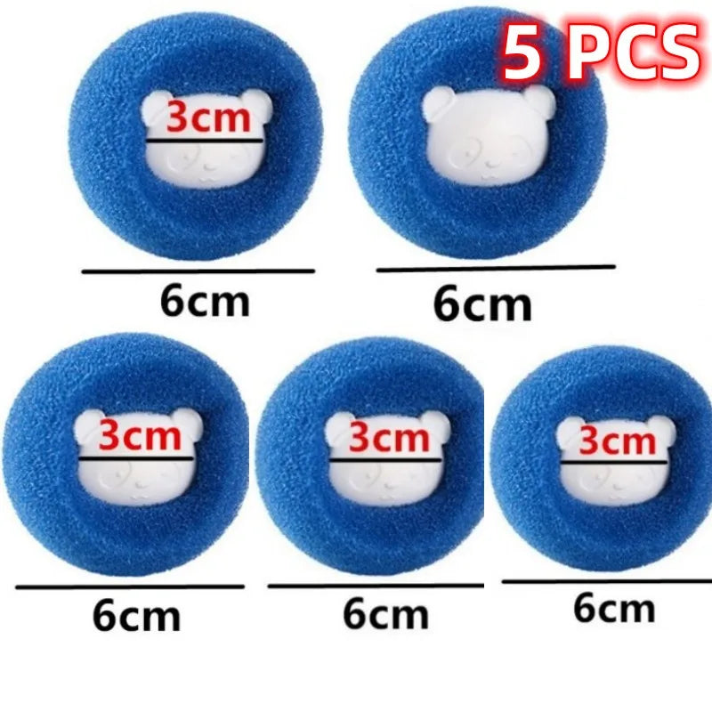 Pet Hair Remover Reusable Ball Wool Sticker Cat Hair Remover Pet Fur Lint Catcher Cleaning Tools Laundry Washing Machine Filter