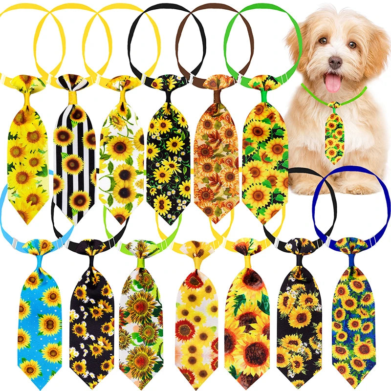 10pcs Dog Tie Small Dog Grooming Accessories- Bowties/Neckties Small Dog Puppy Bow Tie Pet Supplies For Small Dogs