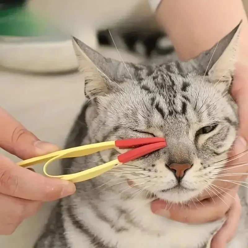 Soft Silicon Tear Brush Eye Cleaning Comb for Cats and Dogs-Eye Clip Soft Brush Pet Supplies